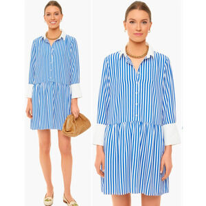 Tuckernuck Blue Stripe Hayes Dress size L large